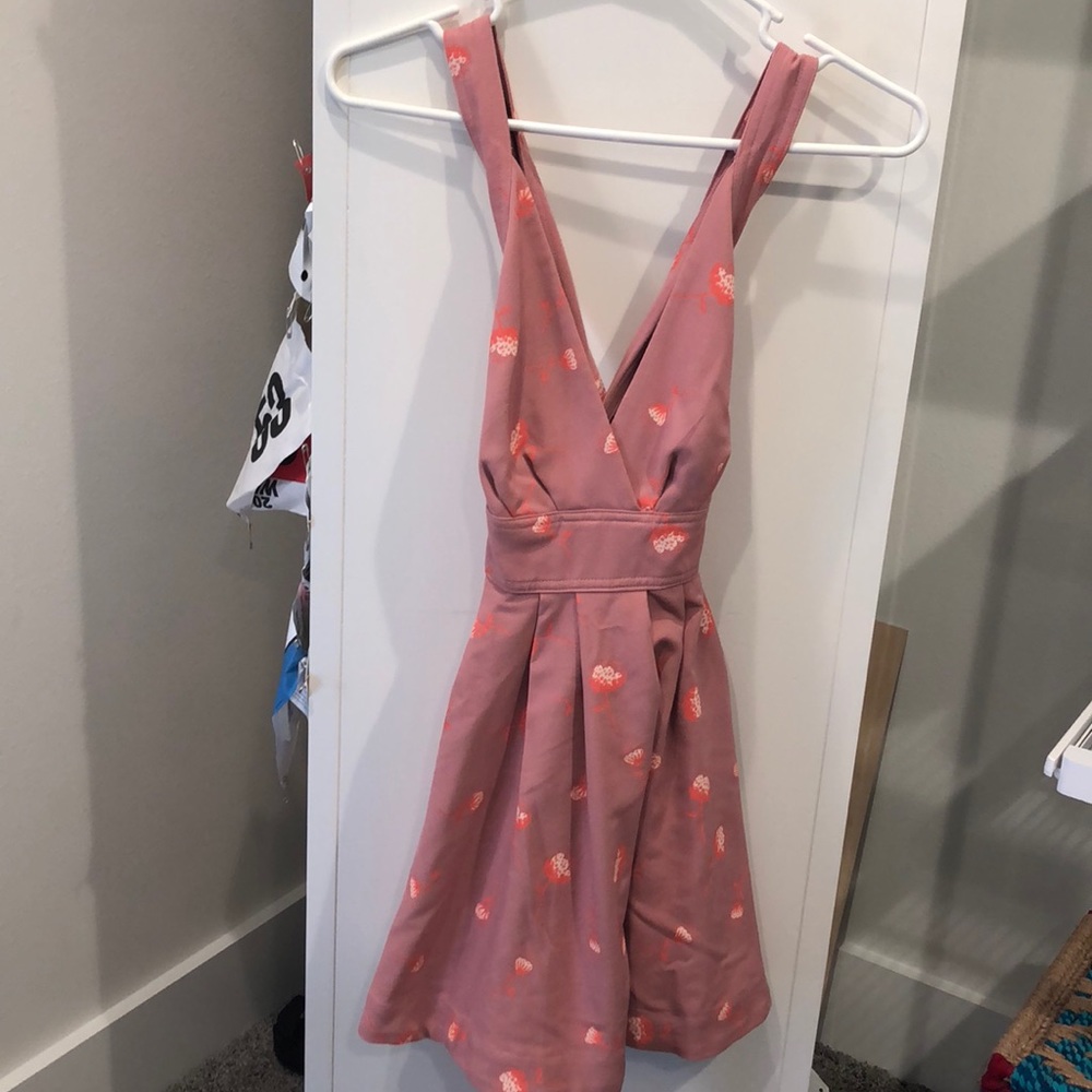 Free people size 2 tie back mini dress